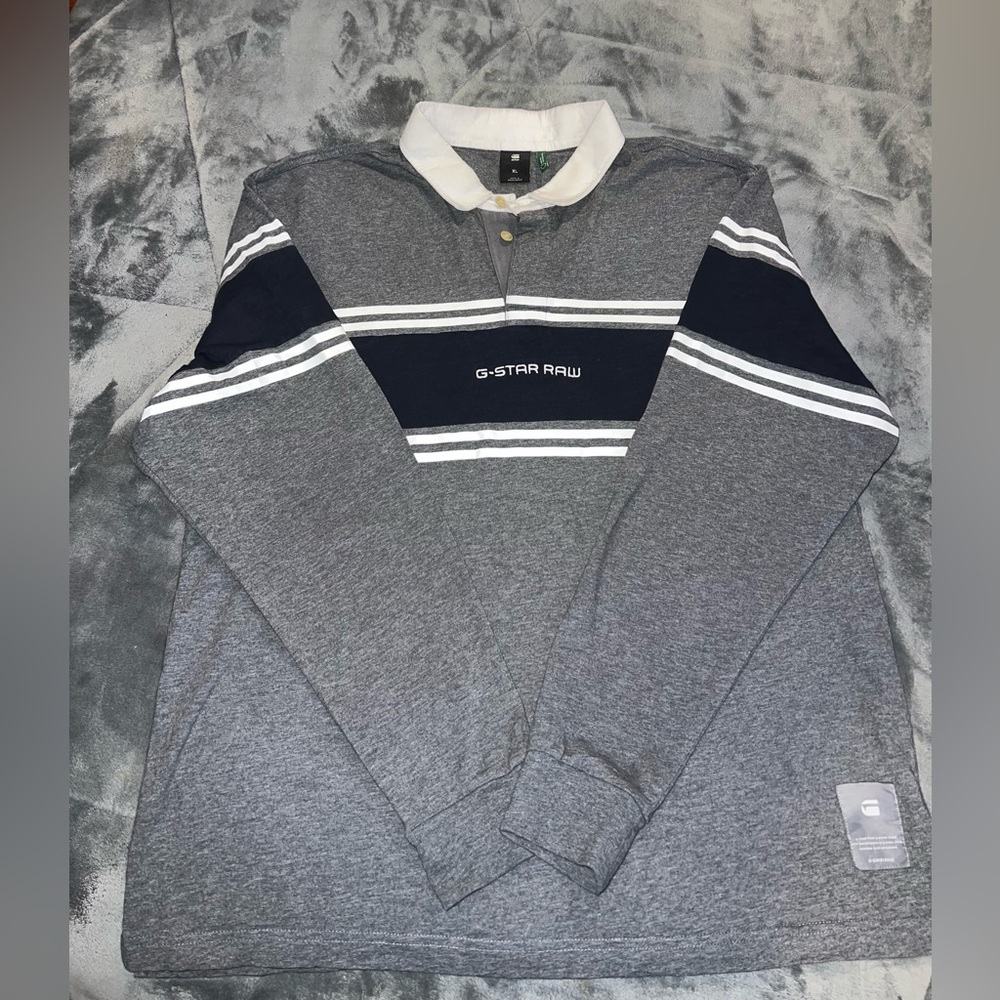 G-STAR RAW Men’s 3 Button Polo shirt - Size XL